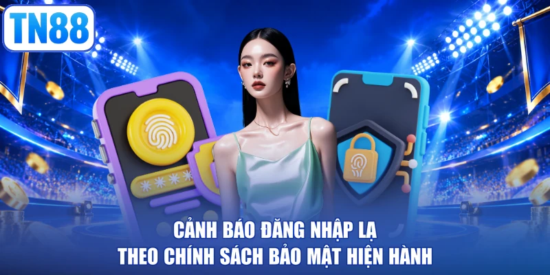 Cảnh báo đăng nhập lạ theo chính sách bảo mật hiện hành